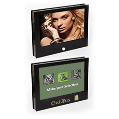 10" shelf edge display